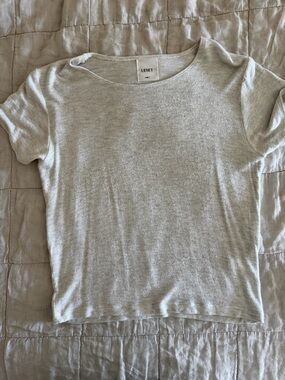 Leset Laura Margot Tee light grey size small